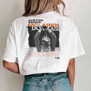 Retro Ayrton Senna McLaren Grand Prix Racing Legend T-Shirt
